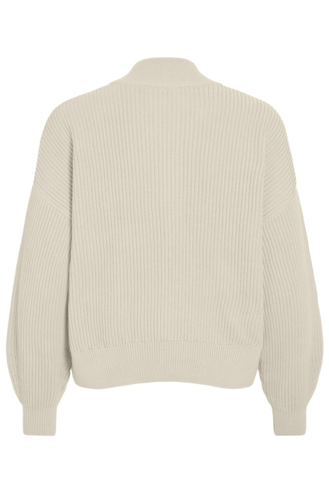 Vila viching crew neck l/s knit top - no